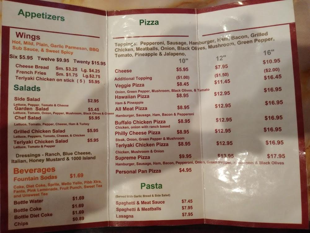 Andy's Pizza Menu image 3